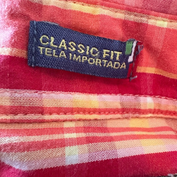 La Martina Buenos Aires Pink  Striped Button Down Shirt Size S - Picture 8 of 9